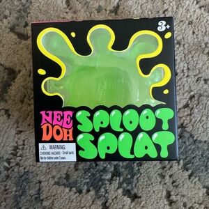 NEW NeeDoh Sploot Splat Green Stress Toy
